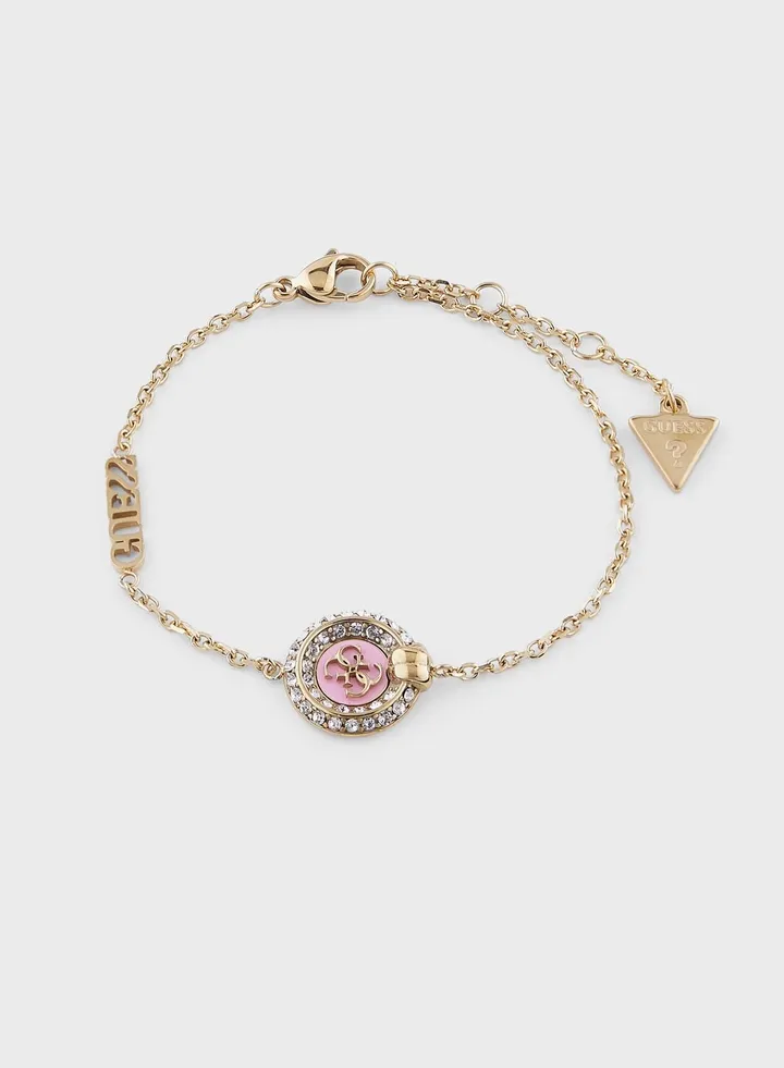 Round Detailed Chain Bracelet