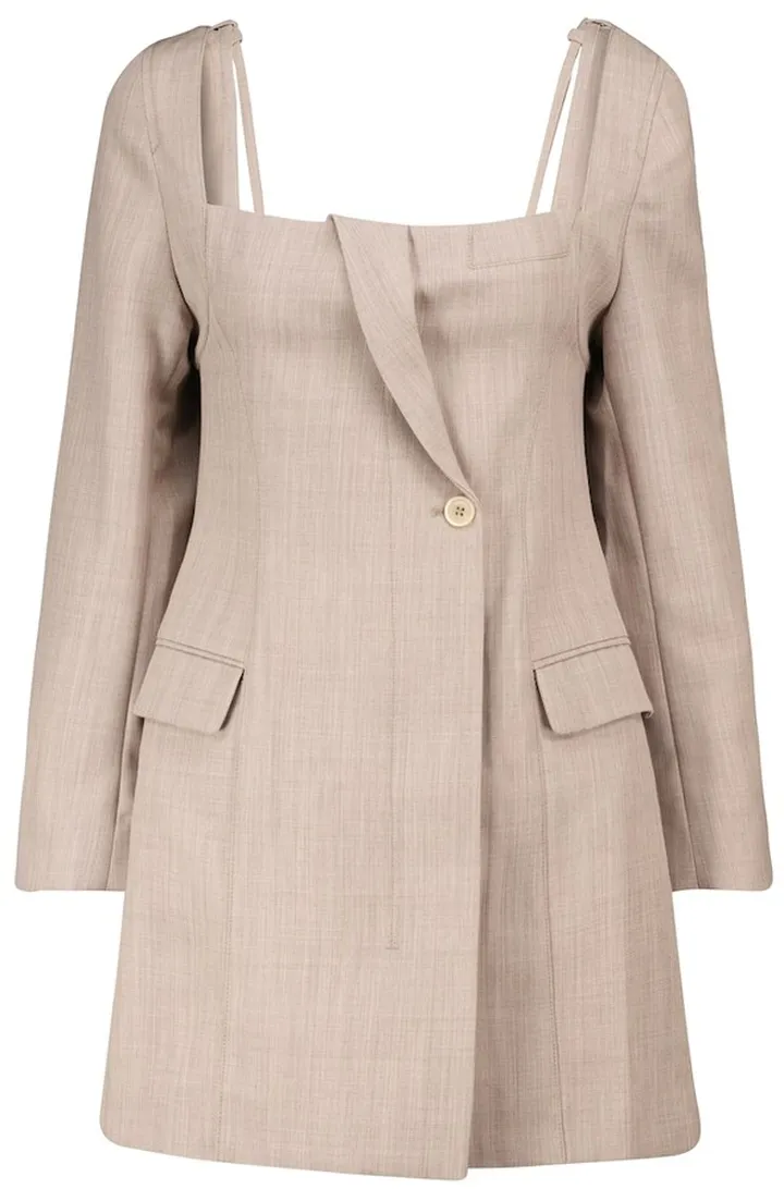 La Robe Maniu virgin wool minidress