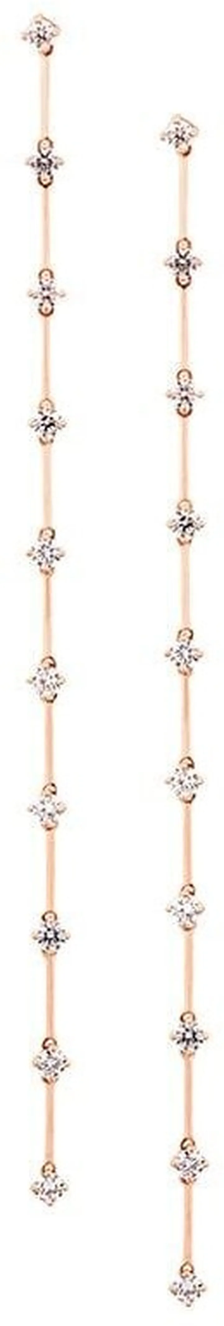 'NATALIA' diamond drop earring