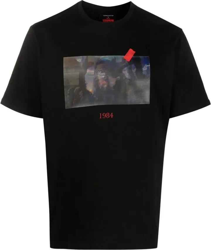 Stranger Things graphic-print T-shirt