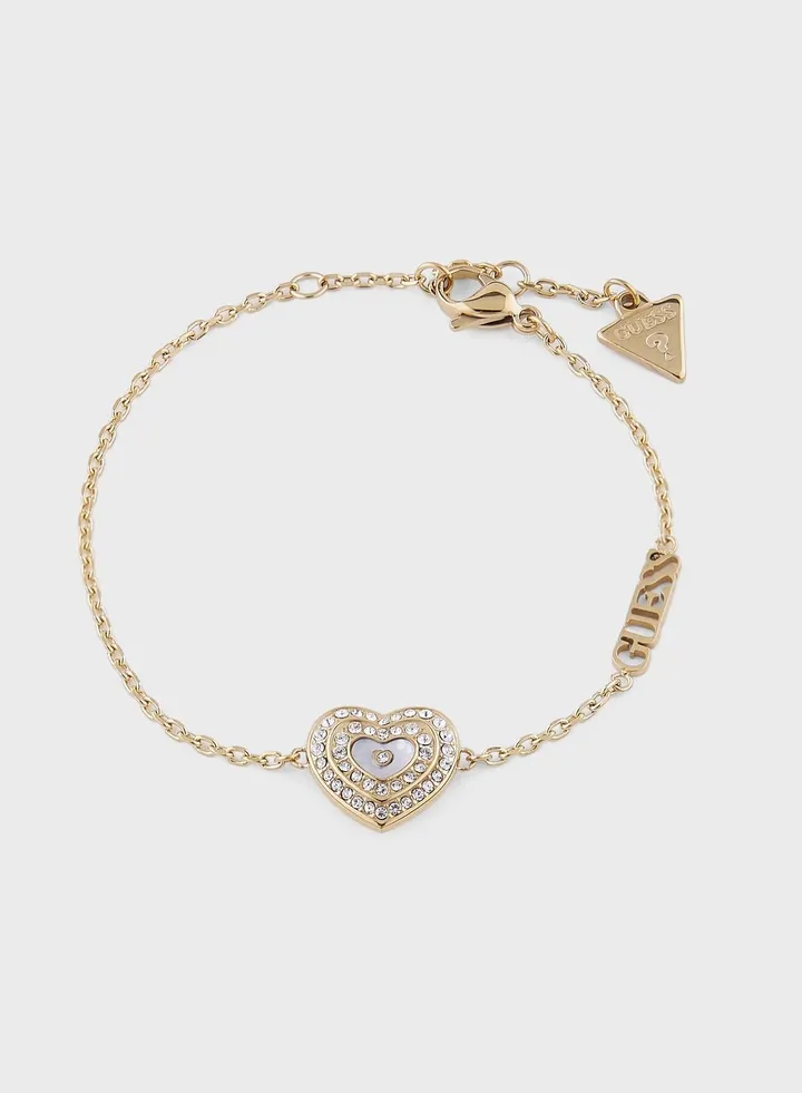 Round Detailed Chain Bracelet