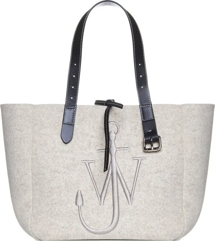 JW Anderson Logo Embroidered Tote Bag