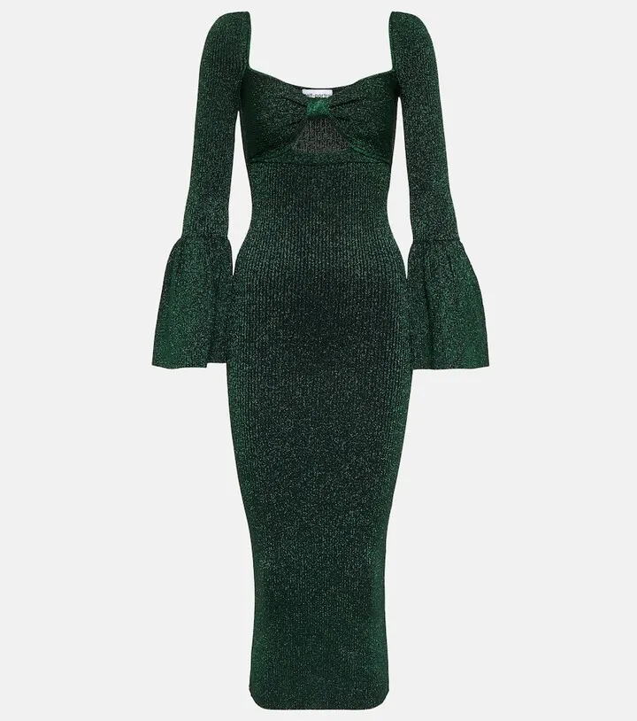 Cutout midi dress