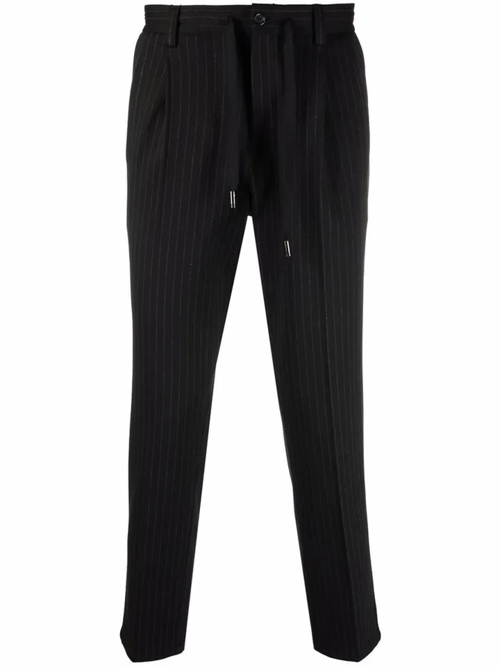 Pinstripe Cropped Trousers