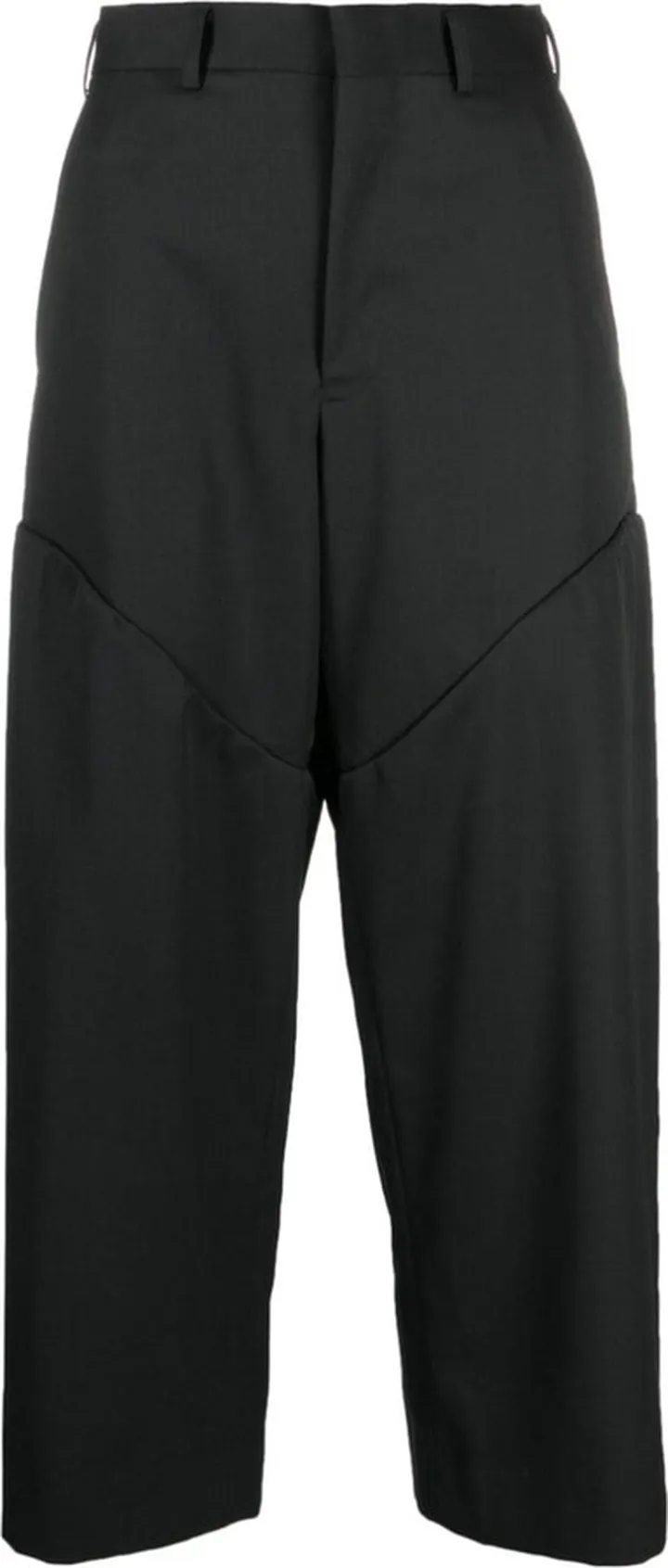 High-Waist Cropped Trousers