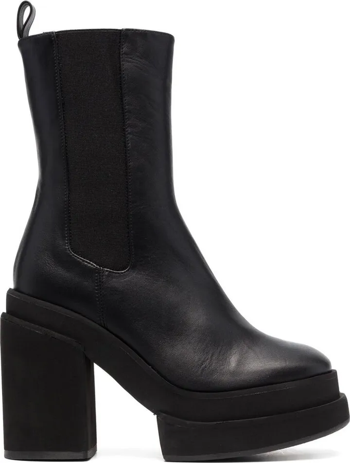 Platform 120mm Leather Boots