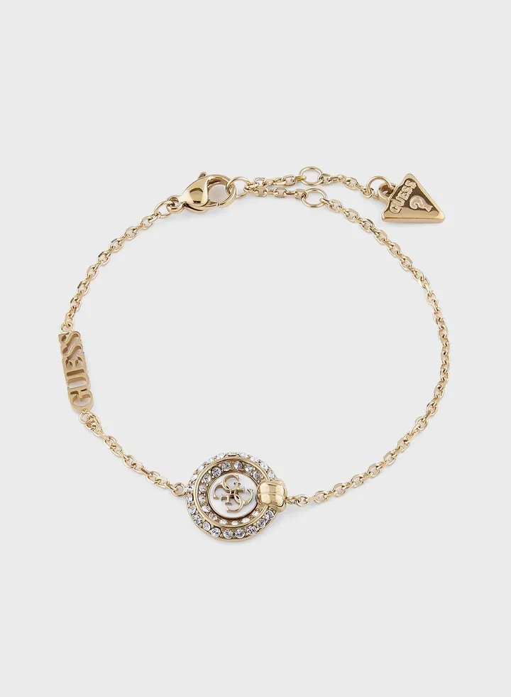 Round Detailed Chain Bracelet