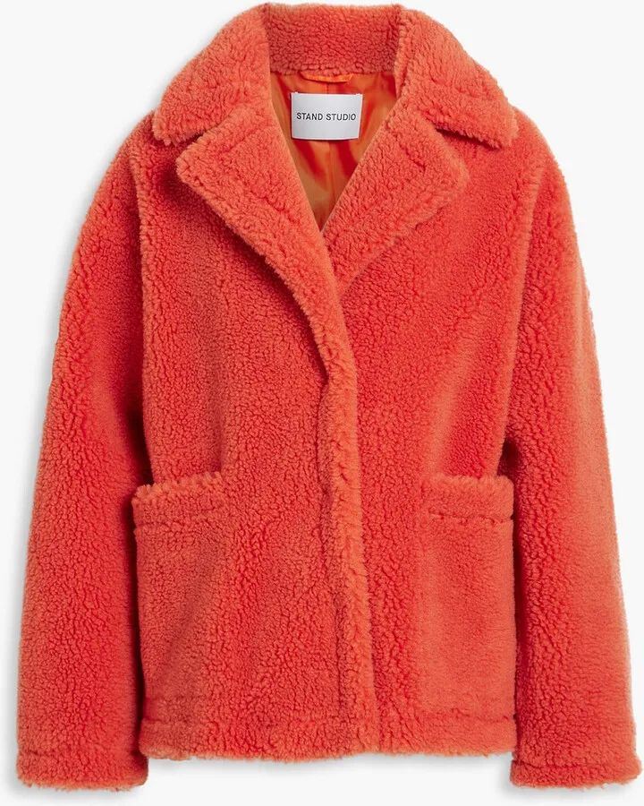 Marina oversized faux shearling jacket