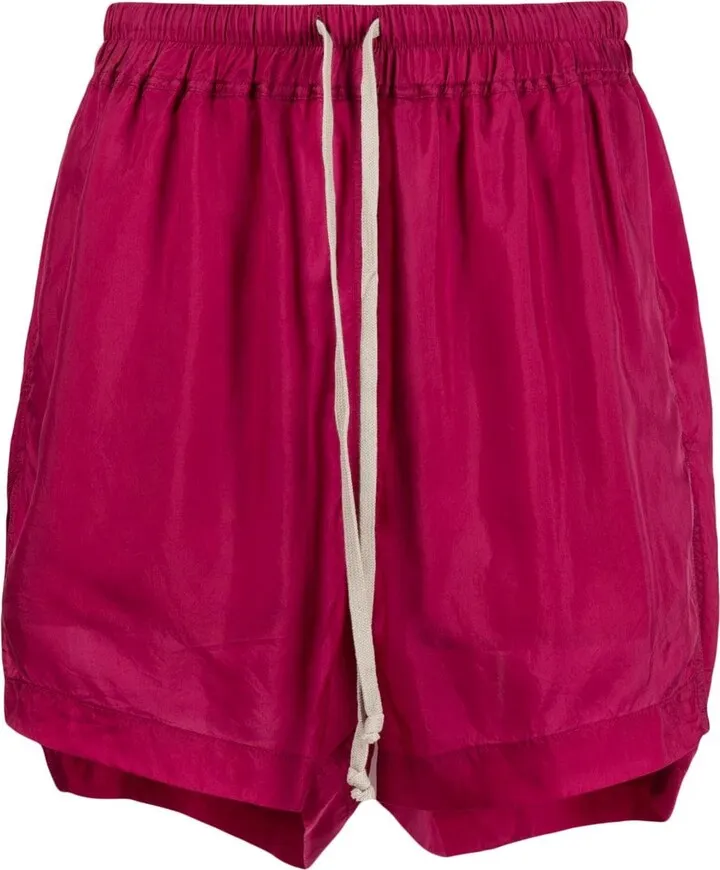 Drawstring Satin Shorts