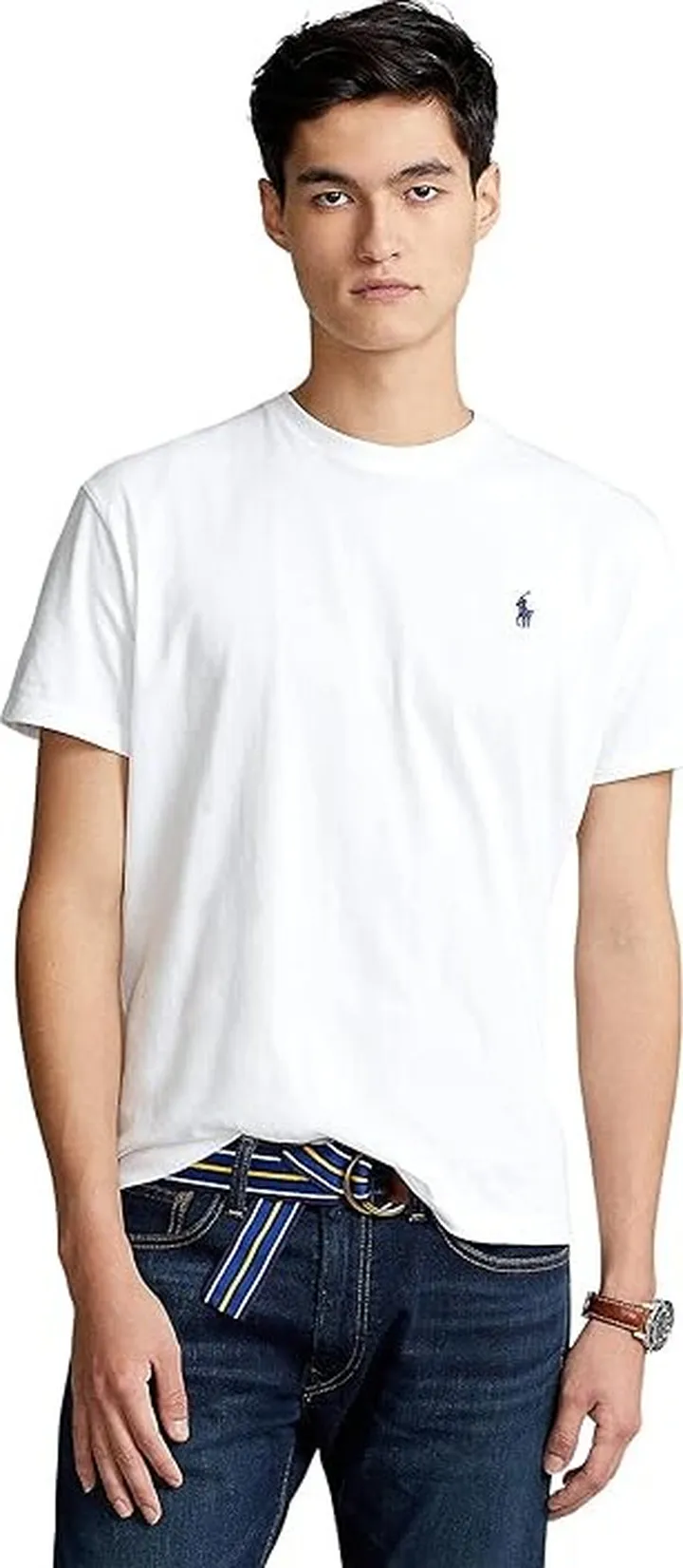 Polo Ralph Lauren Classic Fit Crew T-Shirt (White) Men's T Shirt