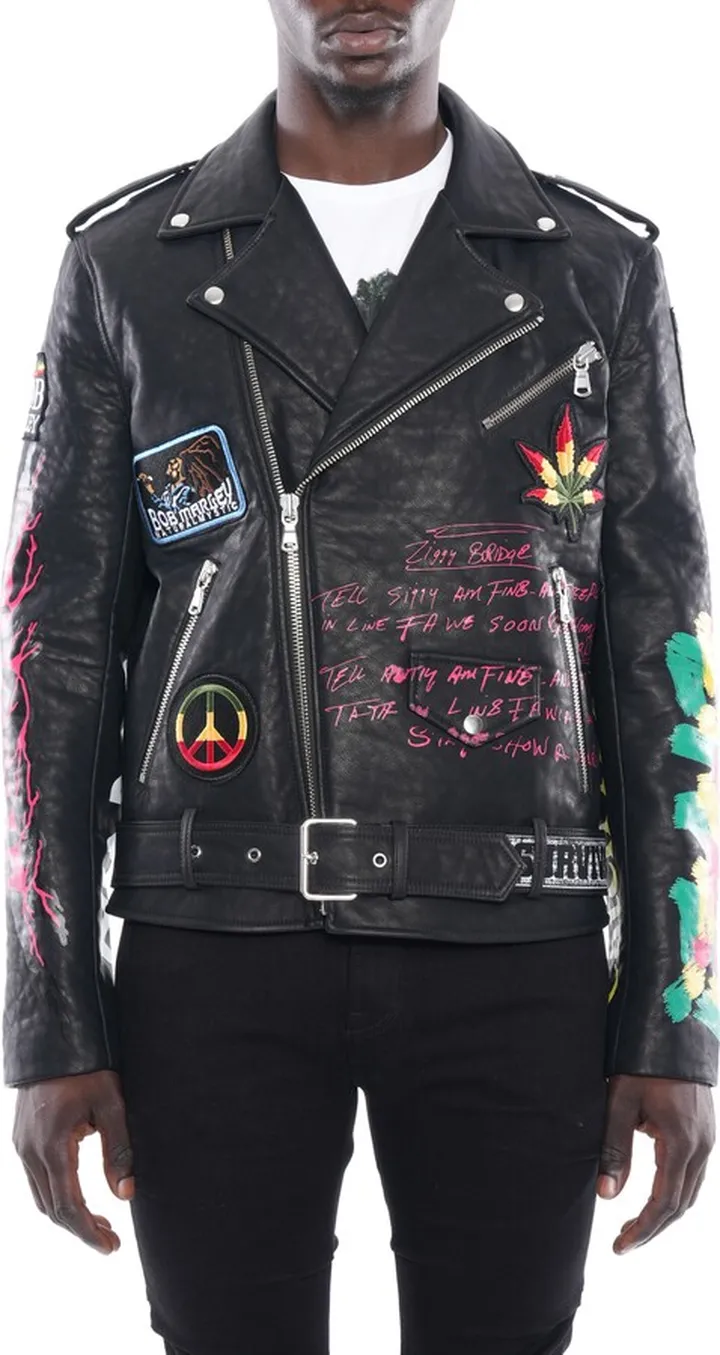 Leather Moto Jacket