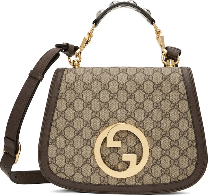 Gucci Beige Medium Interlocking G Blondie Bag