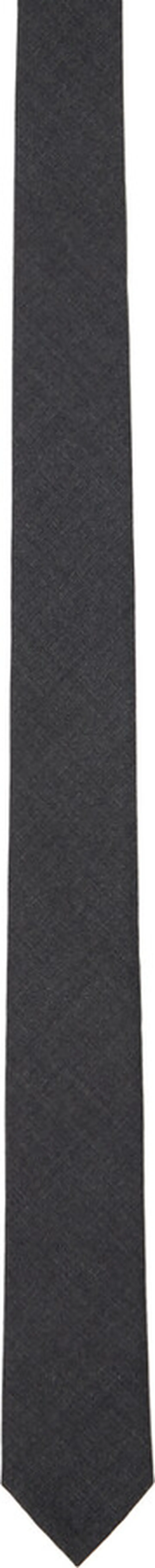 Thom Browne Gray Super 120s Tie