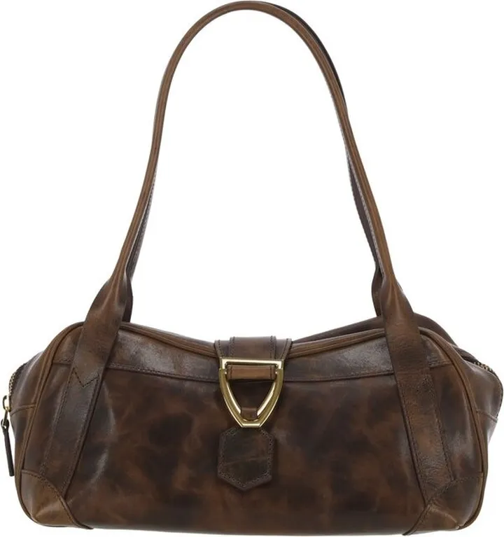 Manu Atelier Colour Blocked Folder Top Shoulder Bag