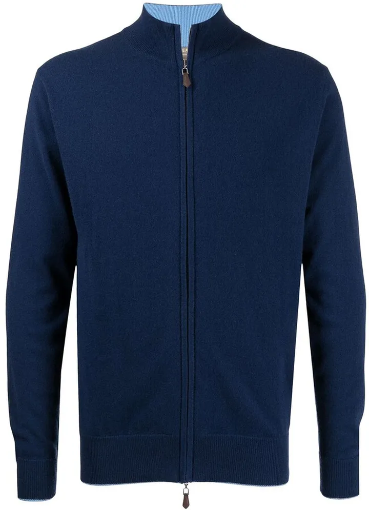 The Knightsbridge zip-up sweater