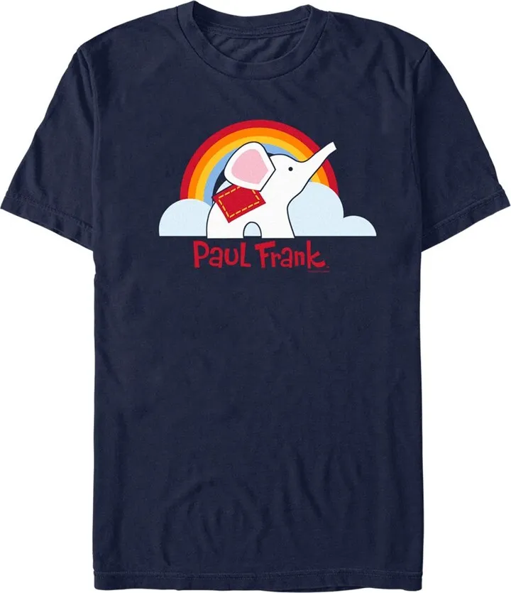 Men's Paul Frank Ellie Rainbow T-Shirt - Navy Blue - 2X Large