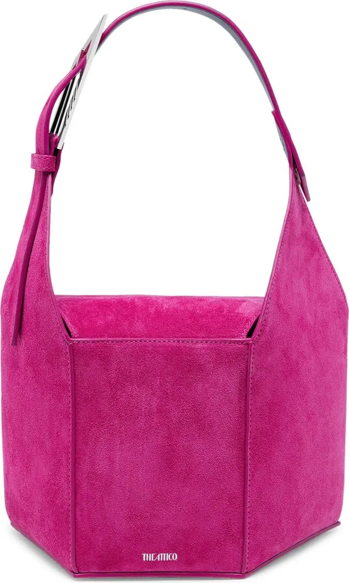 6 PM Suede Bucket Bag