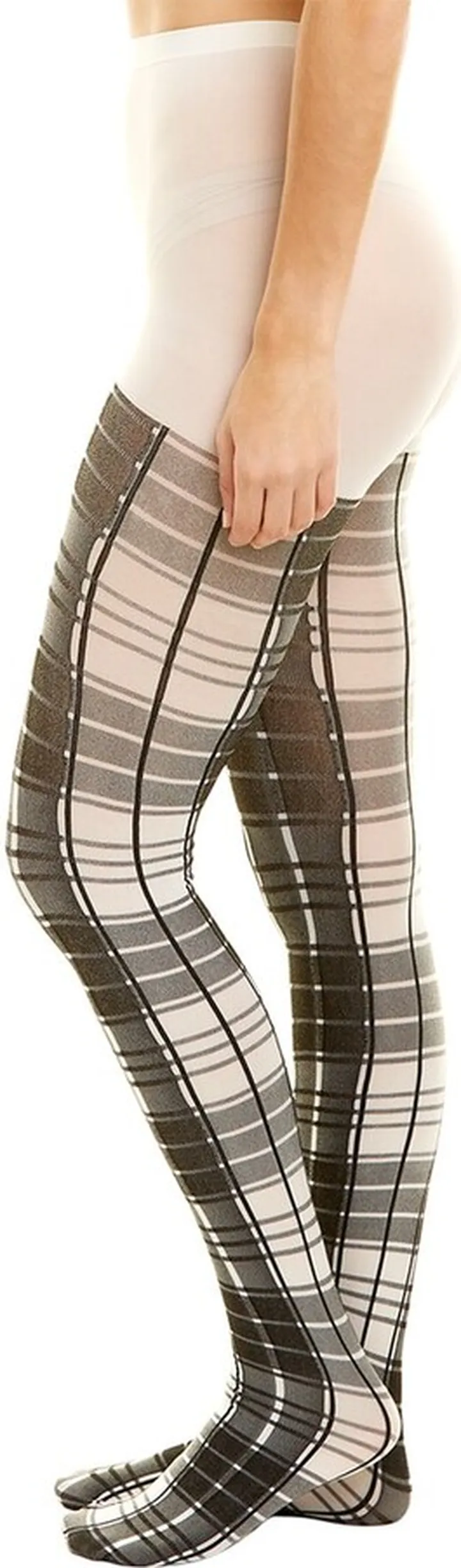 HUE Runway Plaid Tights