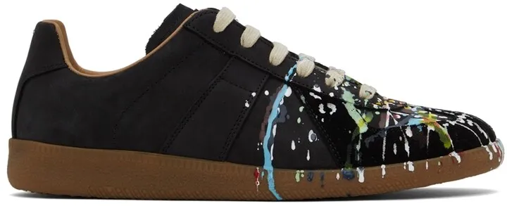 Maison Margiela Black & Multicolor Replica Sneakers
