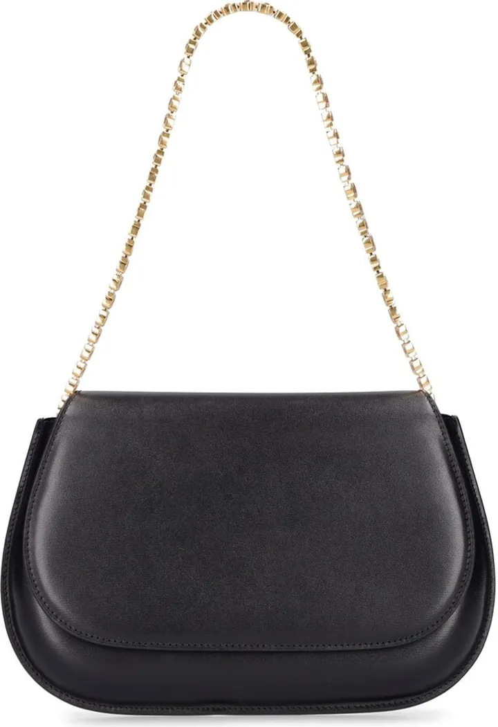 Crest flap top handle bag
