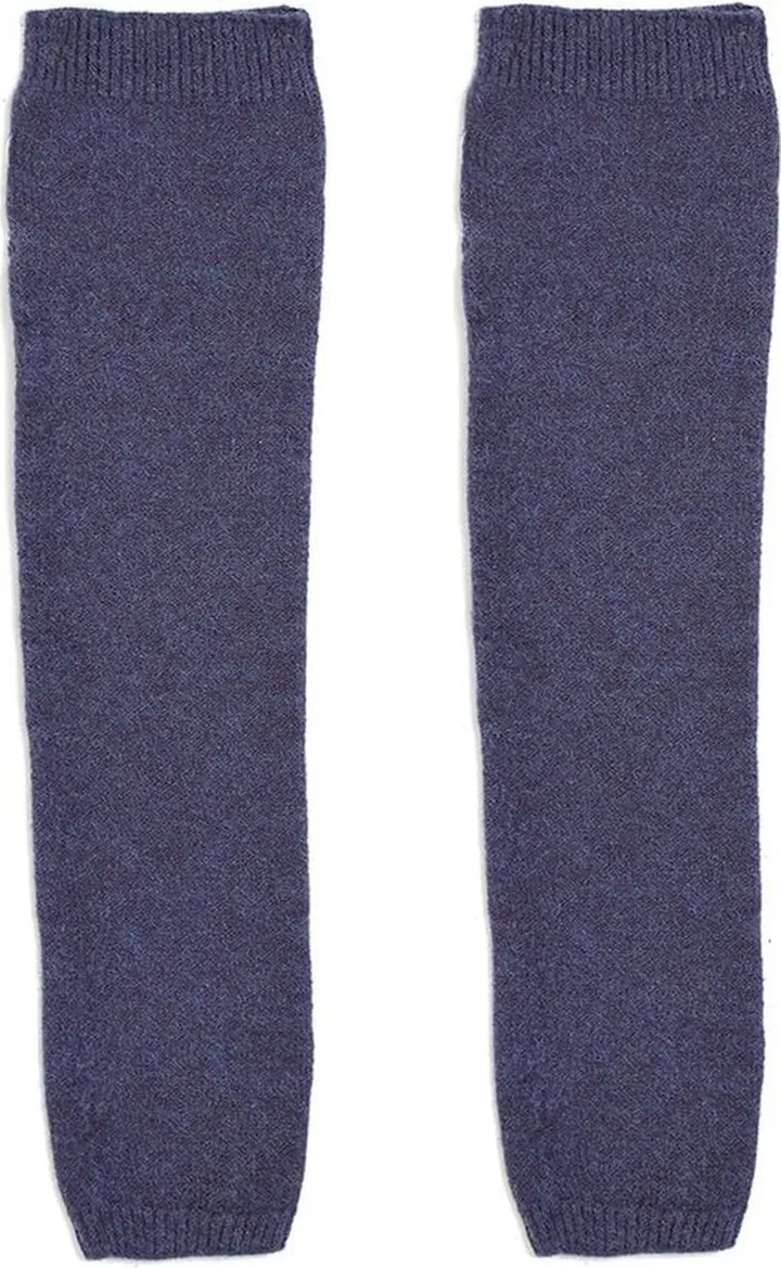 Fine-Knit Fingerless Gloves