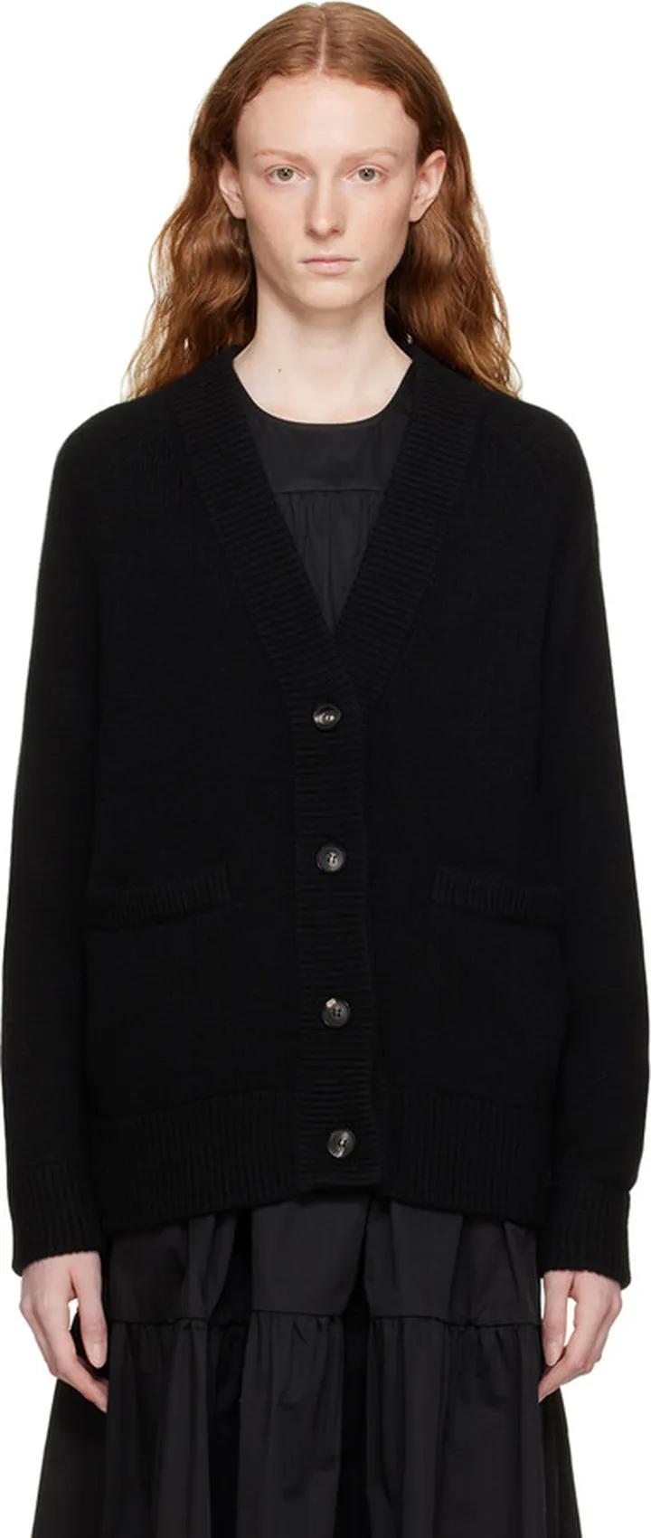 CO Black Oversized Cardigan