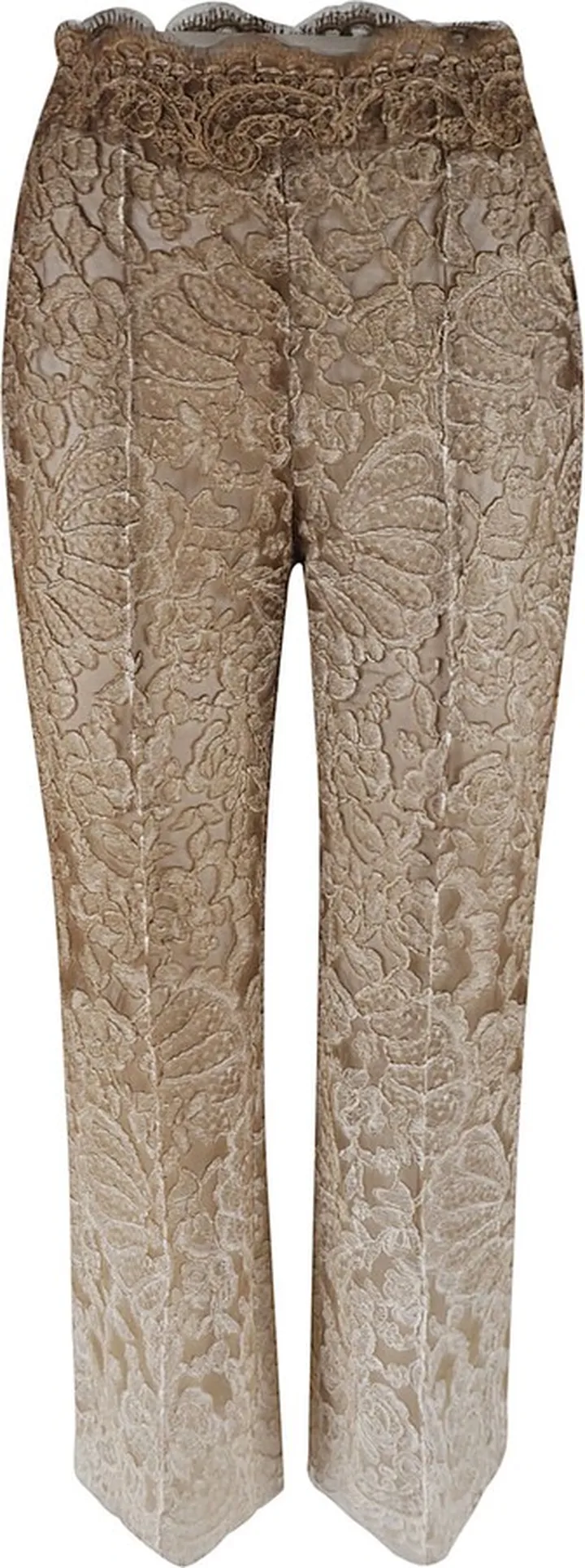 Laced High Waist Trousers