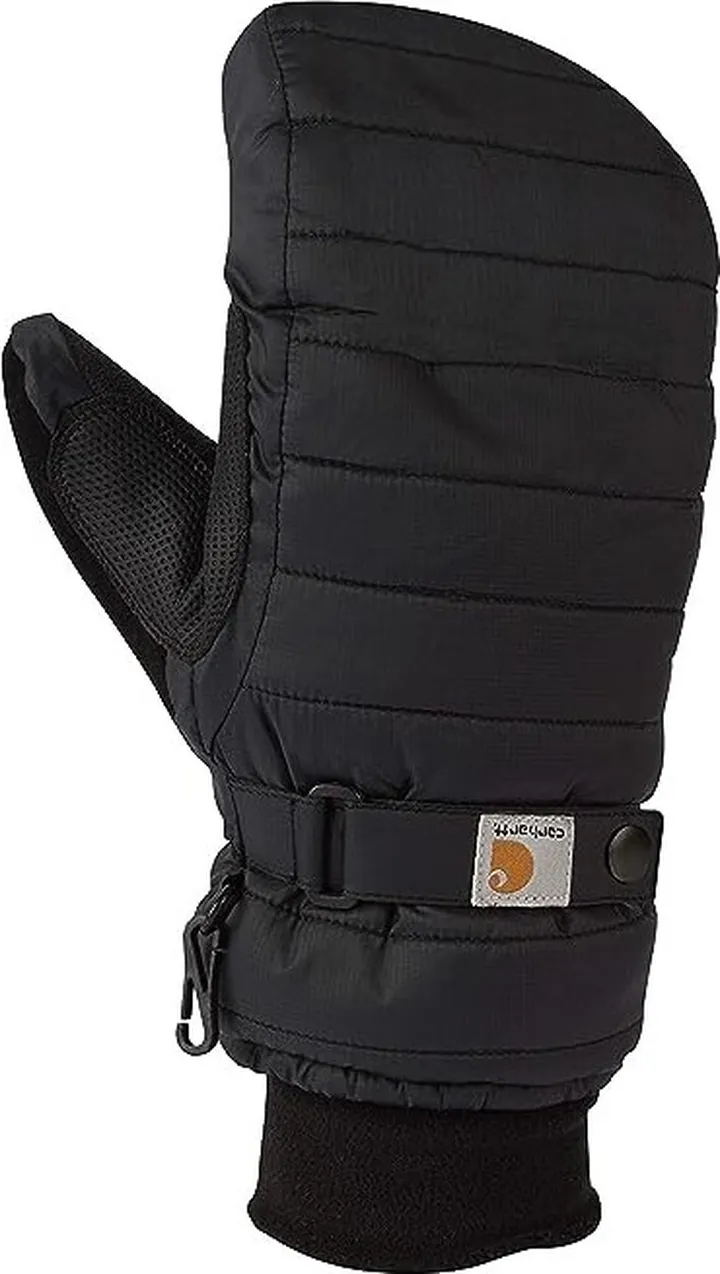Carhartt Womens Quilts Insulated Mitten (Black) Extreme Cold Weather Gloves
