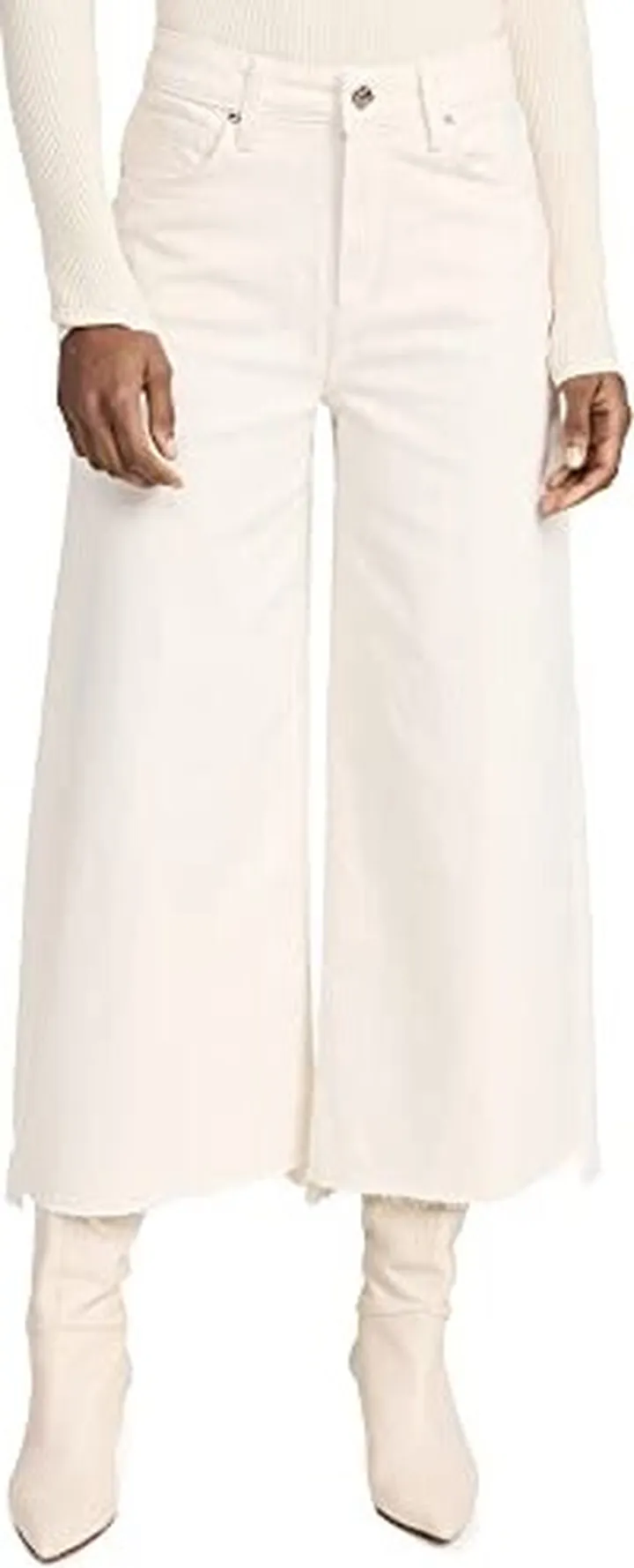 PAIGE Women's Frankie Jeans with Seamed Belt Loops