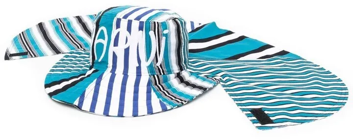 Striped Cotton Jersey Hat