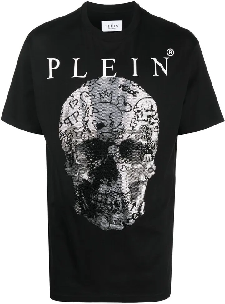 Skull print short-sleeve T-shirt