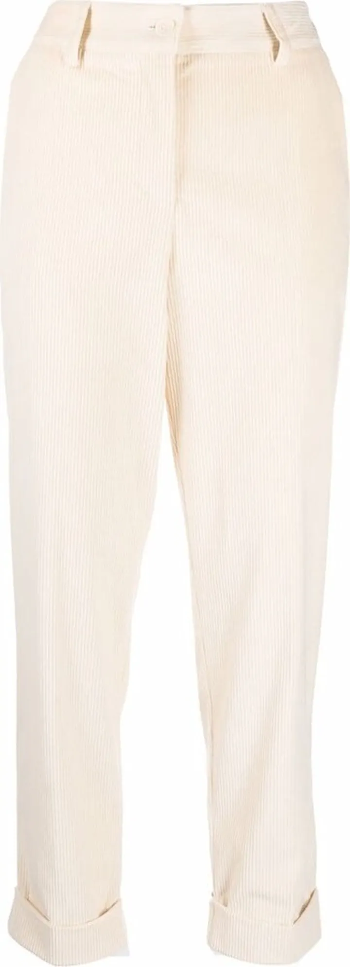 Corduroy Straight-Leg Trousers