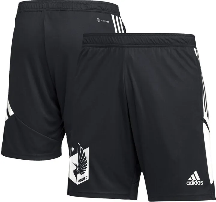 Men's adidas Black Minnesota United Fc Soccer Training Aeroready Shorts