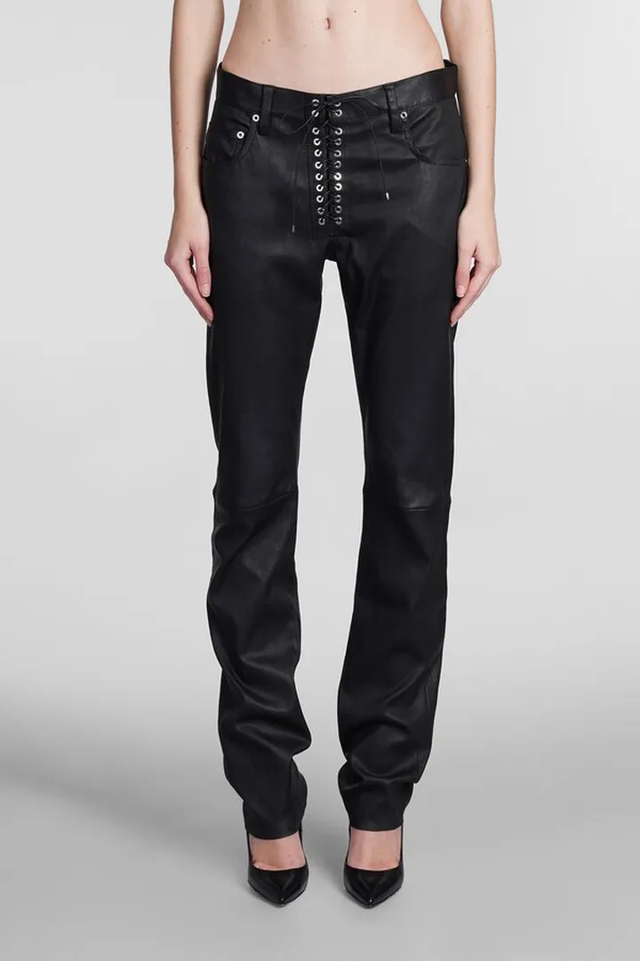 Pants In Black Leather