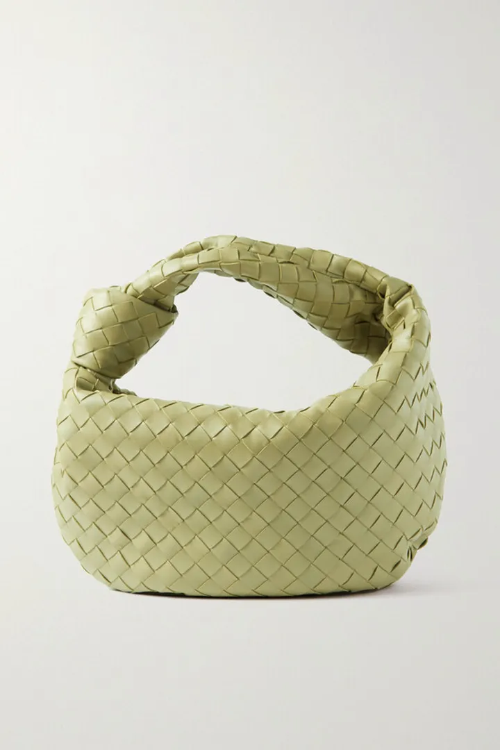 Bottega Veneta - Jodie Teen Knotted Intrecciato Leather Tote - Green