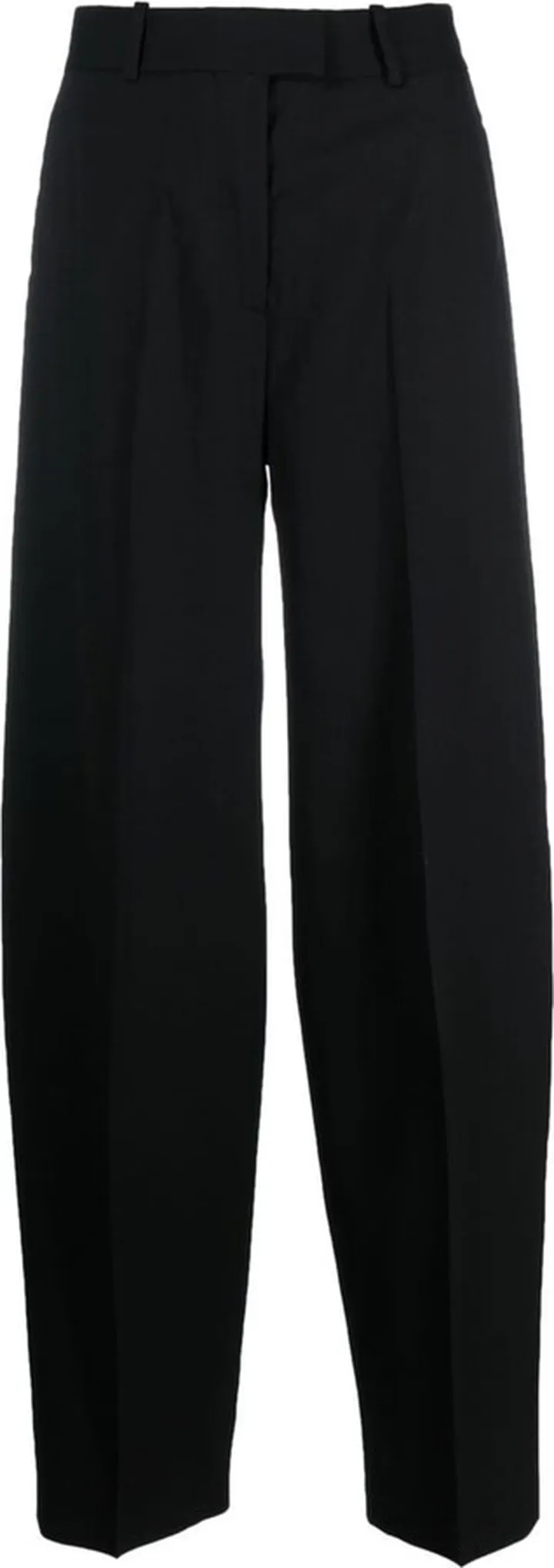 Straight-Leg Wool-Blend Trousers