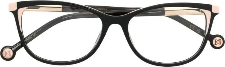 Logo-Plaque Cat-Eye Glasses