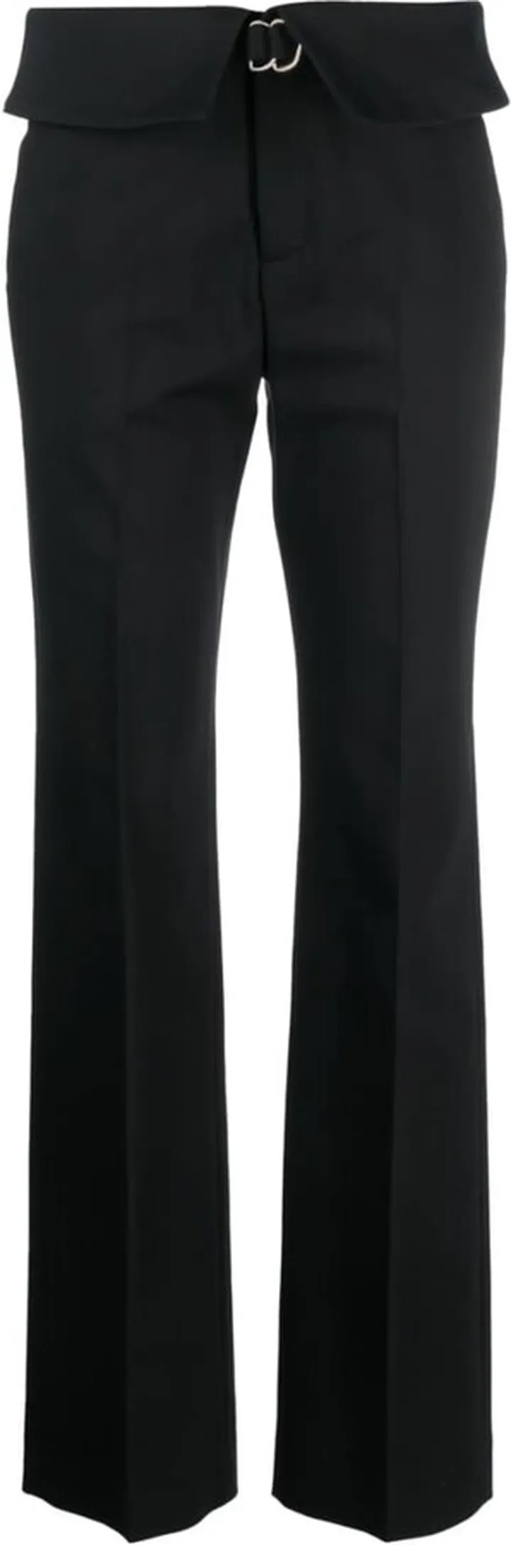 Low-Rise Straight-Leg Trousers