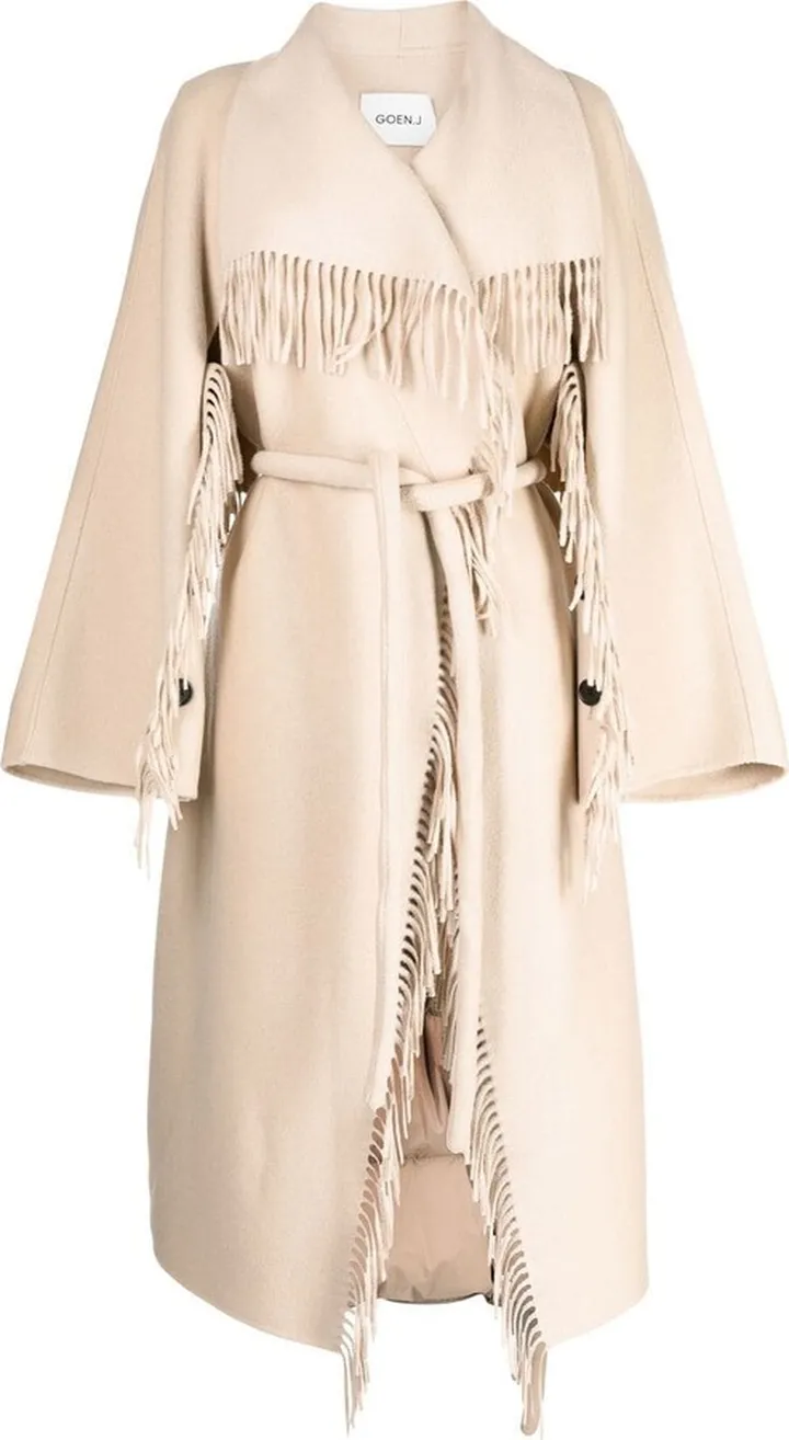 Double-Faced Fringed Coat