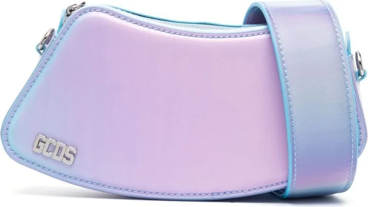 Comma holographic shoulder bag