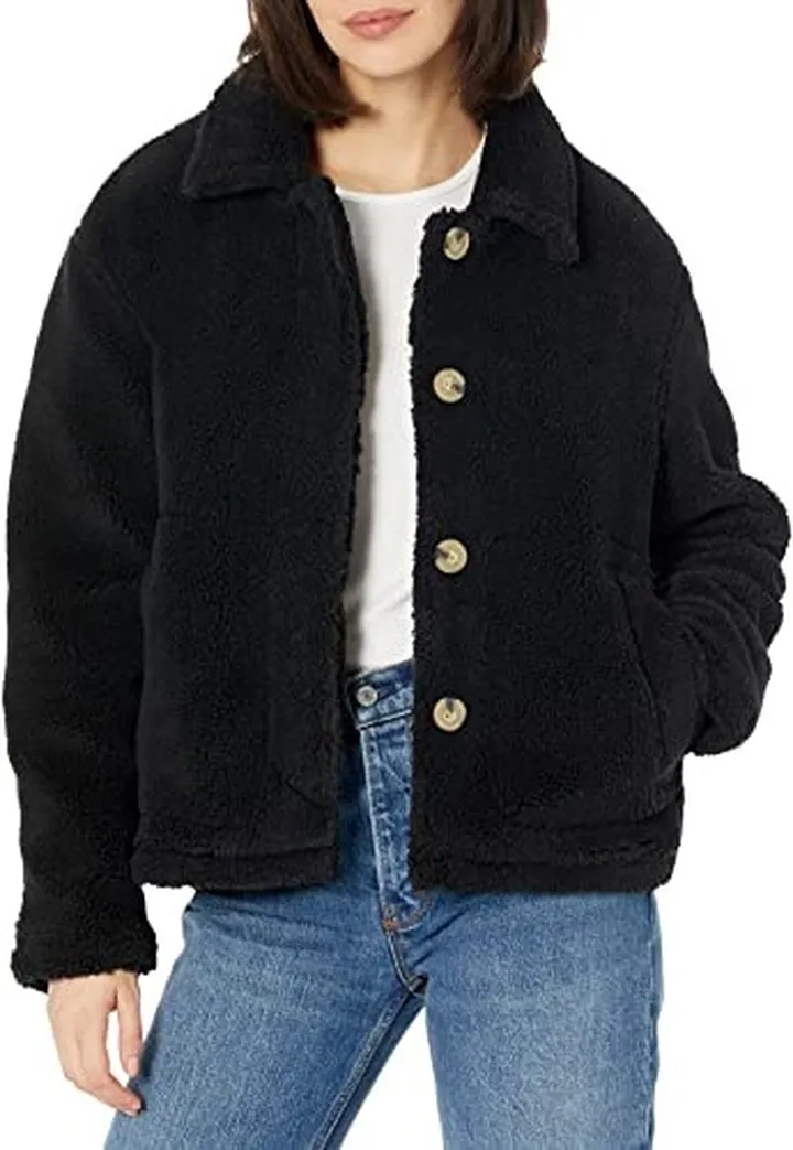 Lucky Brand Women's Trucker Teddy Jacket