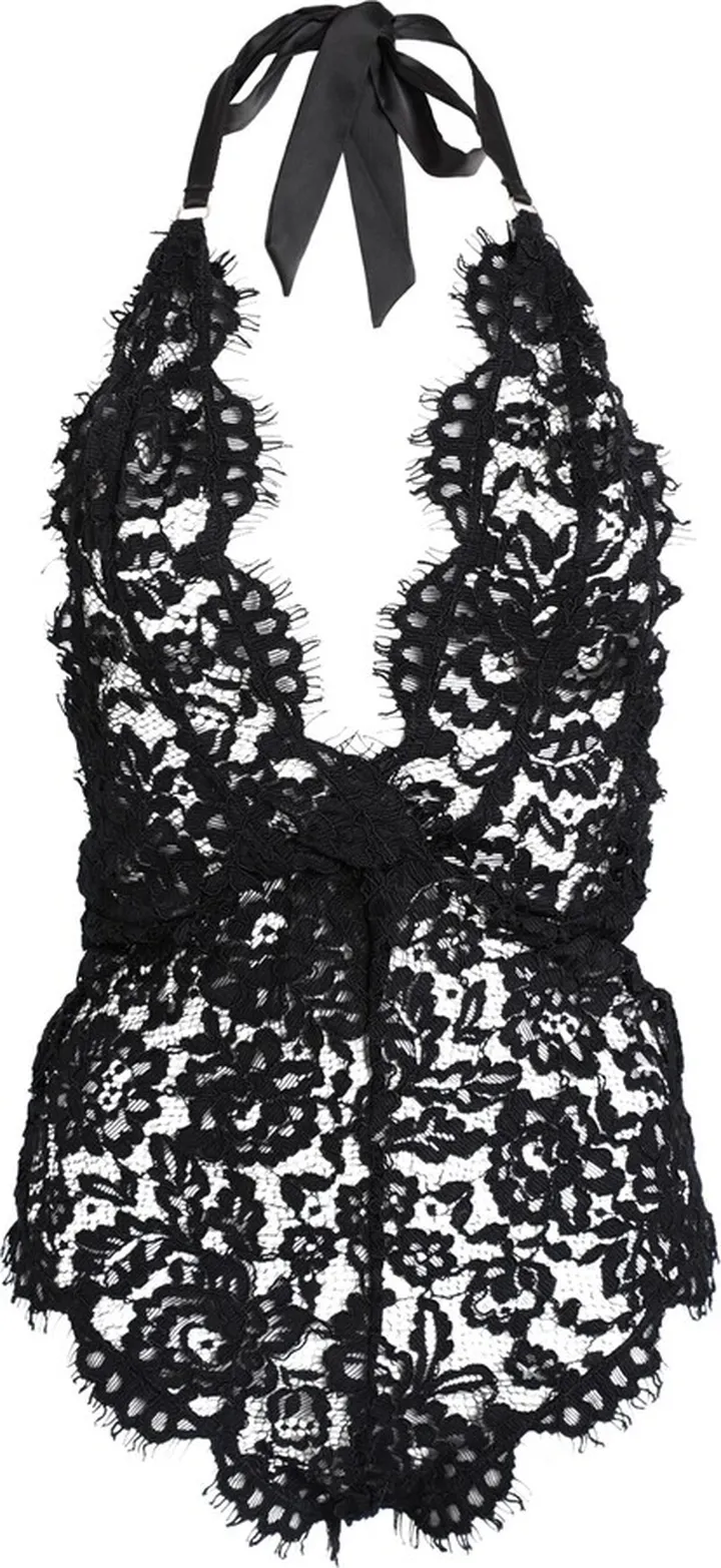 Natalia Body Black Lingerie Bodysuit Black