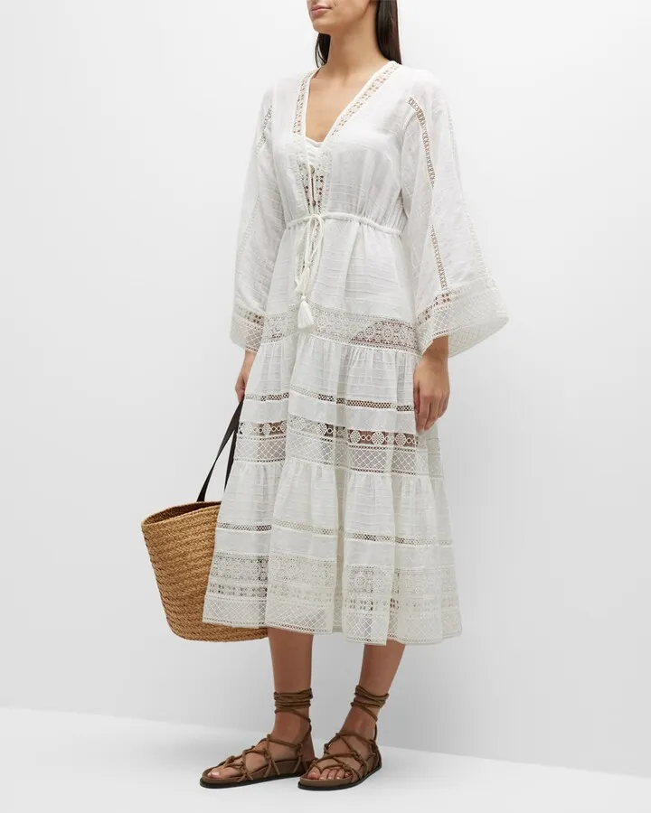 Minoru Lace Midi Dress