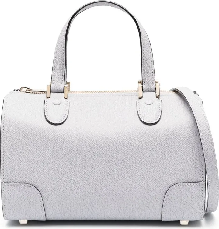 Textured-Finished Leather Bag