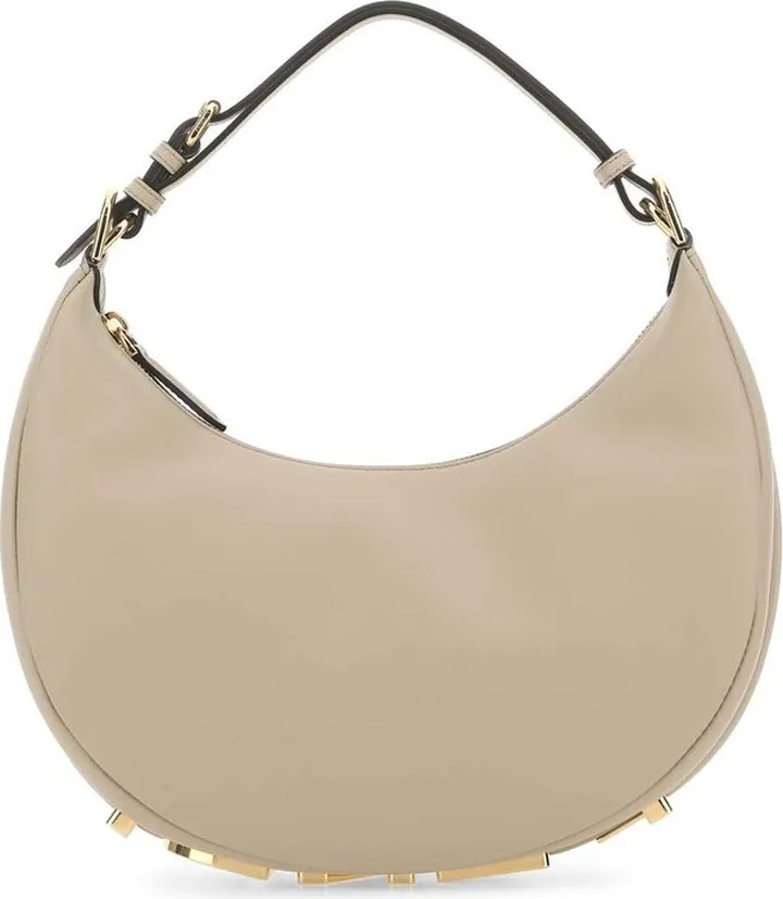 Fendi Logo Plaque Tote Bag