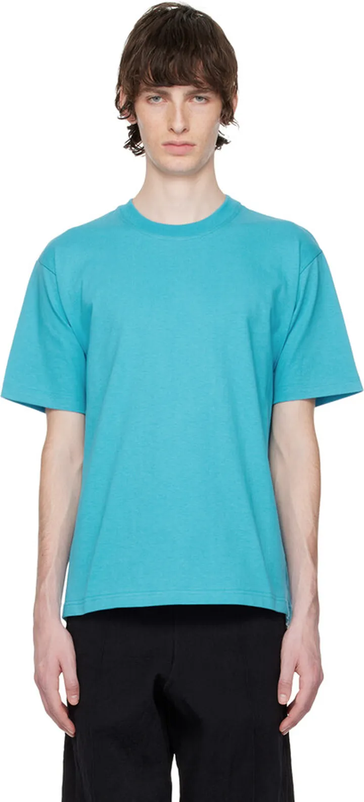 Bottega Veneta Blue Crewneck T-Shirt