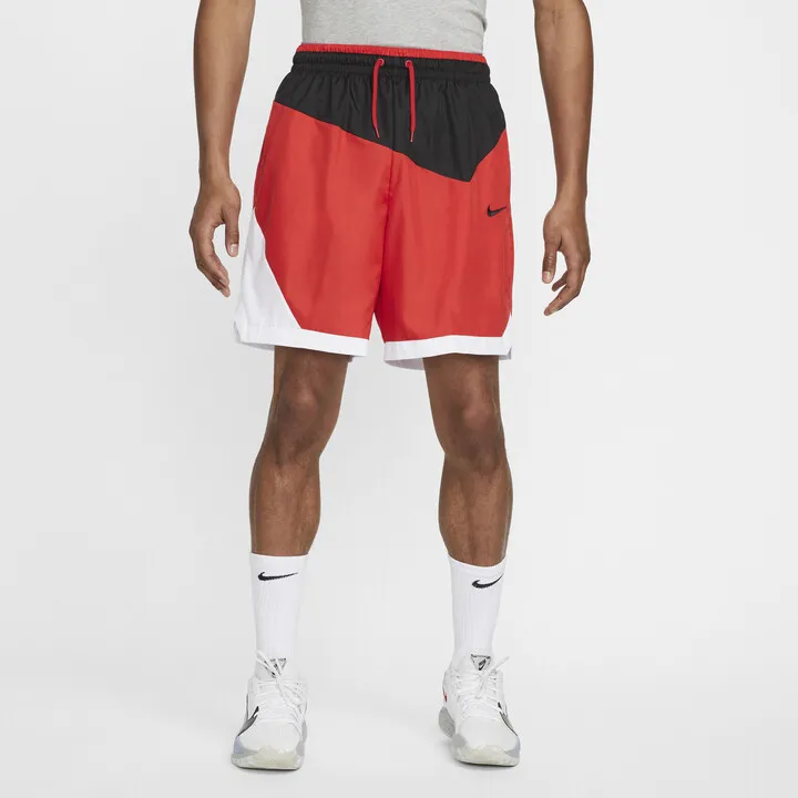 Nike Men's DNA 8" Woven Basketball Shorts in Black