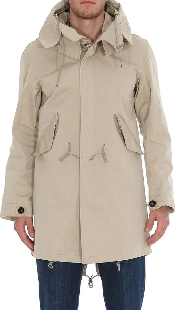 Ten C Hooded Parka Coat