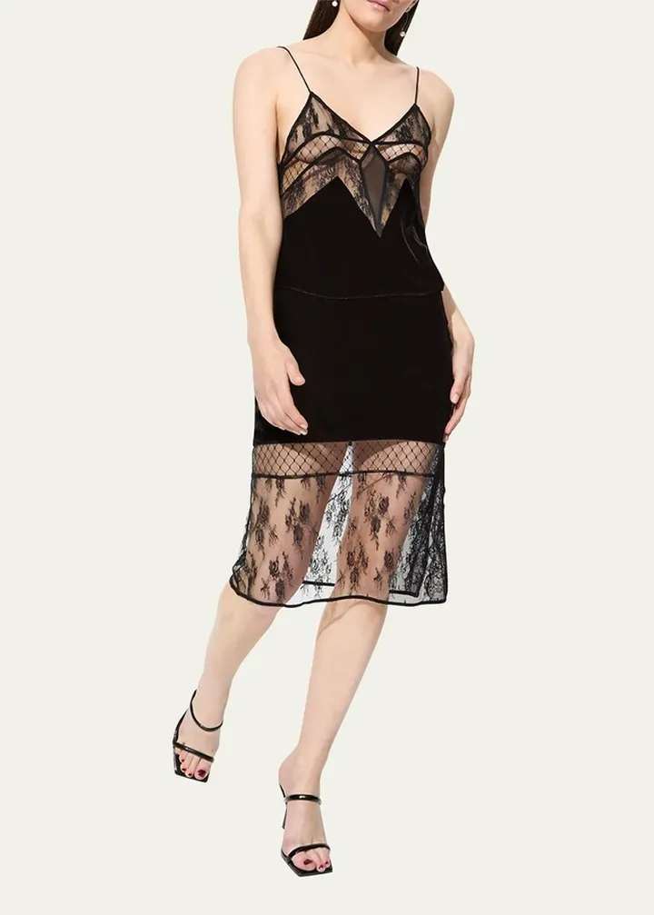 Francine Velvet Lace Camisole