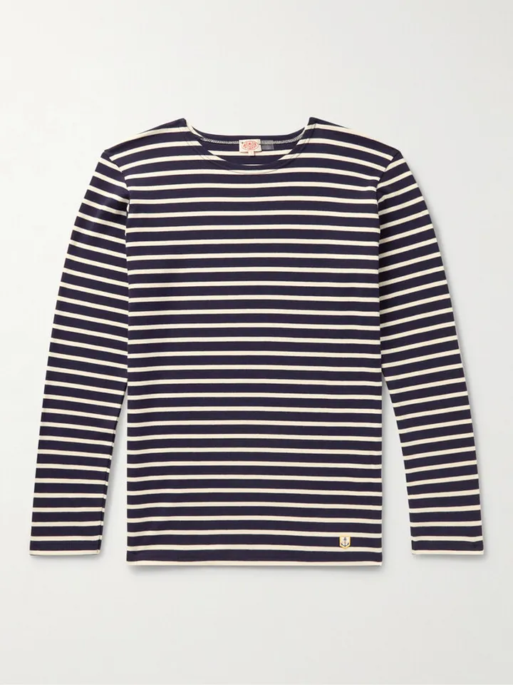 Breton Striped Cotton-Jersey T-Shirt